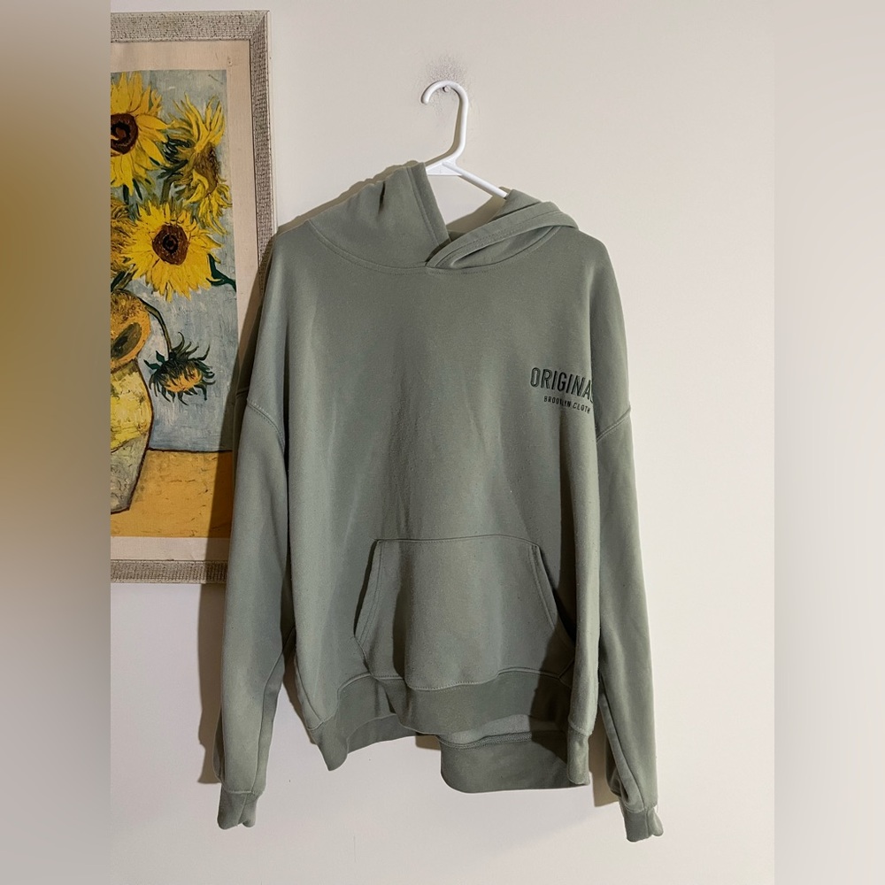 Sage green originals Brooklyn cloth hoodie